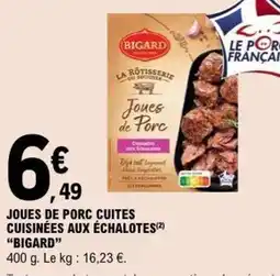E.Leclerc BIGARD Joues de Porc offre