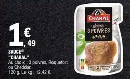 E.Leclerc CHARAL Sauce 3 Poivres offre