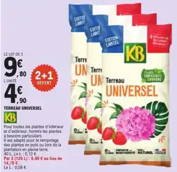 E.Leclerc KB Terreau Universel offre