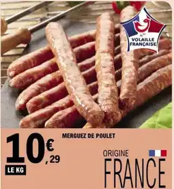 E.Leclerc Merguez de Poulet offre