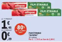 E.Leclerc alfapac FILM ÉTIRABLE offre
