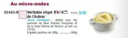 Maximo Véritable aligot de l'Aubrac offre
