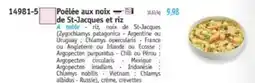 Maximo Poêlée aux noix de St-Jacques et riz offre
