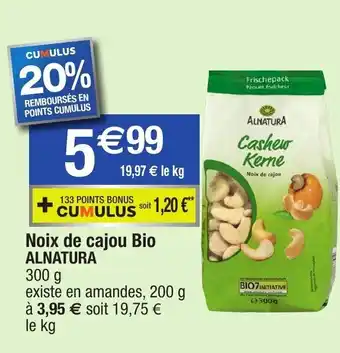 Migros Noix de cajou bio ALNATURA offre