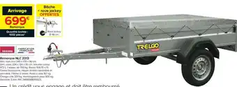 Castorama Remorque NLC 2313 offre