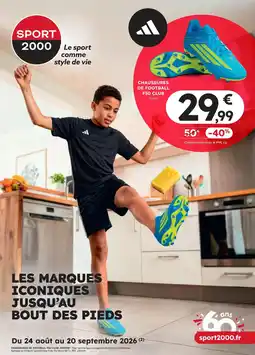 Sport 2000 Adidas Chaussures de football F50 Club Junior offre