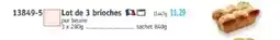 Maximo Lot de 3 brioches offre