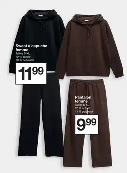 Zeeman Sweat à capuche femme offre