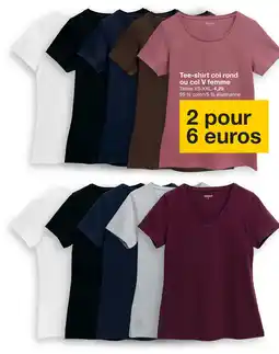 Zeeman Tee-shirt col rond offre