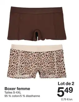 Zeeman Boxer femme offre