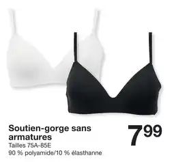 Zeeman Soutien-gorge sans armatures offre