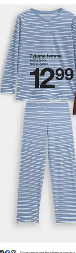 Zeeman Pyjama femme offre