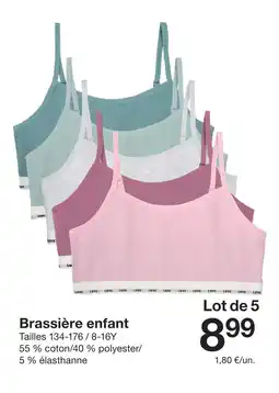 Zeeman Brassière enfant offre