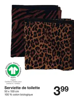 Zeeman Serviette de toilette offre