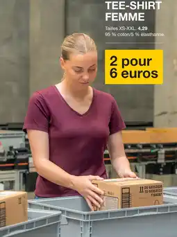 Zeeman Tee-shirt femme offre