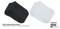Zeeman Mini-chaussettes enfant offre