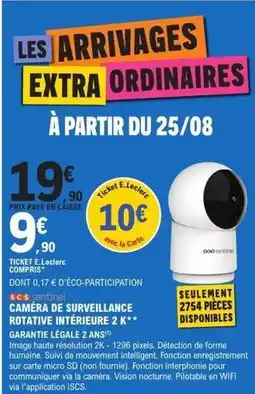 E.Leclerc Brico E.leclerc - caméra de surveillance offre