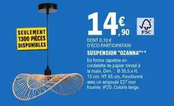 E.Leclerc Brico Dim - suspension ozanna offre