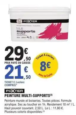 E.Leclerc Brico Foxter - peinture multi-supports offre