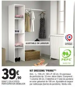 E.Leclerc Brico Dim - kit dressing prima offre
