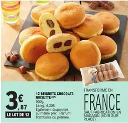 E.Leclerc Express 12 beignets chocolat noisette offre