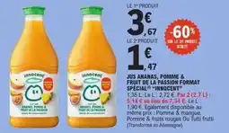 E.Leclerc Express Innocent - jus ananas, pomme & fruit de la passion format spécial offre