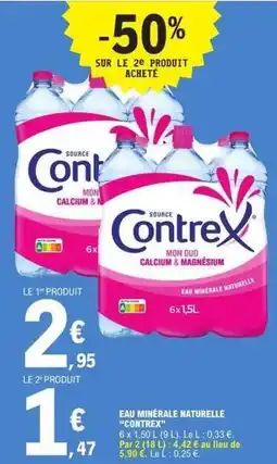 E.Leclerc Express Contrex - eau minérale naturelle offre