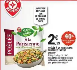 E.Leclerc Express Poêlée à la parisienne surgelée offre