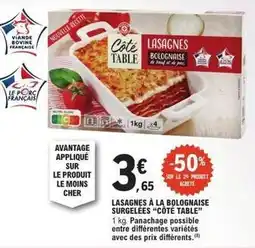 E.Leclerc Express Lasagnes à la bolognaise surgelées offre