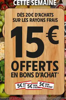 Intermarché D'achats sur les rayons frais offre