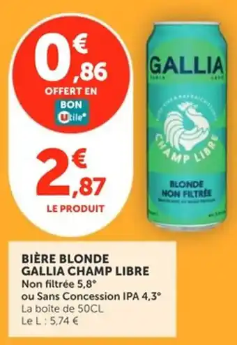 GALLIA BIÈRE BLONDE