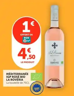 Utile LA ROVÉRIA MÉDITERRANÉE IGP ROSÉ BIO offre