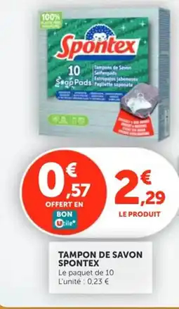 Utile Spontex Tampon de Savon offre