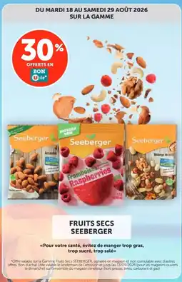 Utile Seeberger Fruits Secs offre