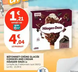 Utile Häagen-Dazs Bâtonnet crème glacée offre