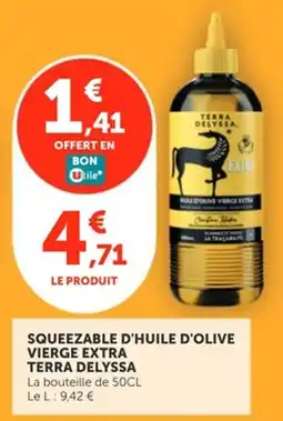 Utile TERRA DELYSSA SQUEEZABLE D'HUILE D'OLIVE VIERGE EXTRA offre