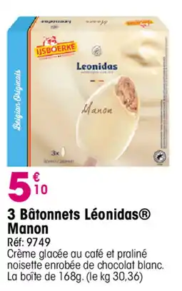 Croque Gel Leonidas Manon offre