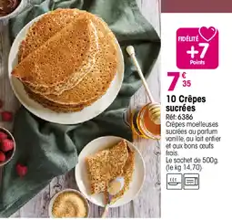 Croque Gel 10 Crêpes sucrées offre