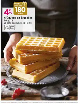 Croque Gel 4 Gaufres de Bruxelles offre