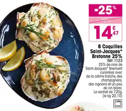 Croque Gel Coquilles Saint-Jacques* Bretonne offre