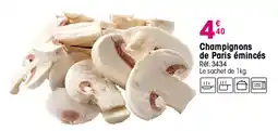 Croque Gel Champignons de Paris émincés offre