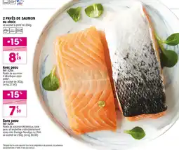Croque Gel 2 paves de saumon offre