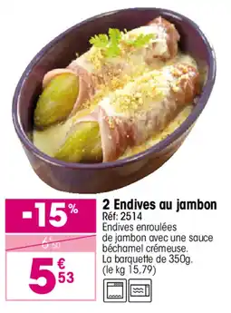 Croque Gel Endives au jambon offre
