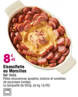 Croque Gel Elsassflette au Maroilles offre
