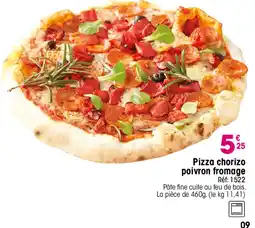 Croque Gel Pizza chorizo poivron fromage offre
