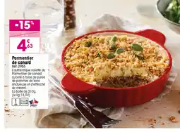 Croque Gel Parmentier de canard offre