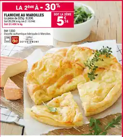 Croque Gel Maison DEFROIDMONT FLAMICHE AU MAROILLES offre