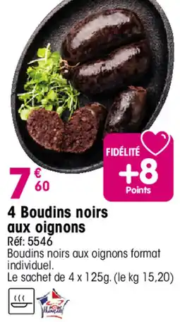 Croque Gel Boudins noirs aux oignons offre