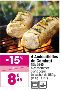 Croque Gel Andouillettes de Cambrai offre
