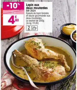 Croque Gel Lapin aux deux moutardes offre